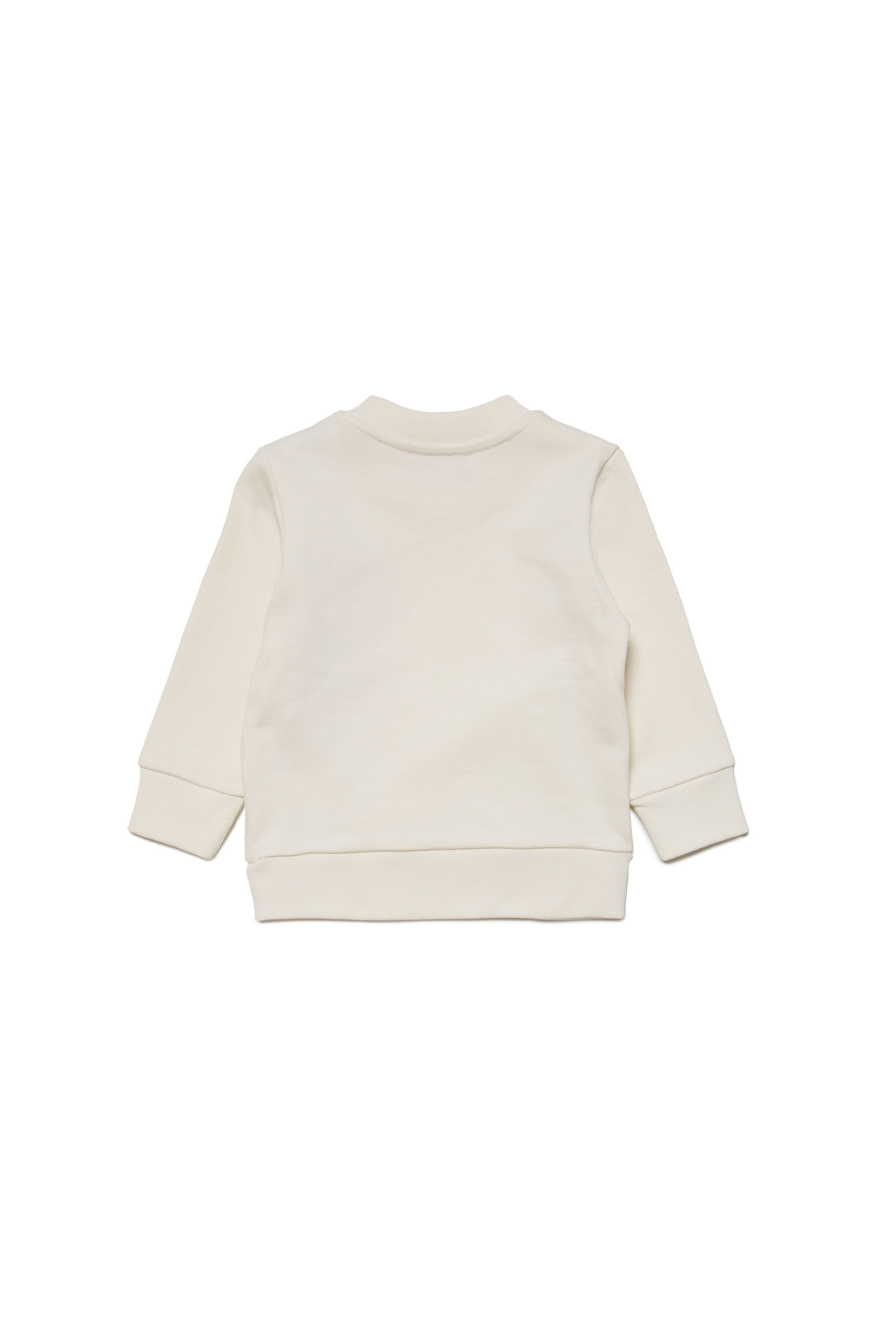 Diesel - SKANDB, Unisex's Sweatshirt with painted-effect logo in White - 2