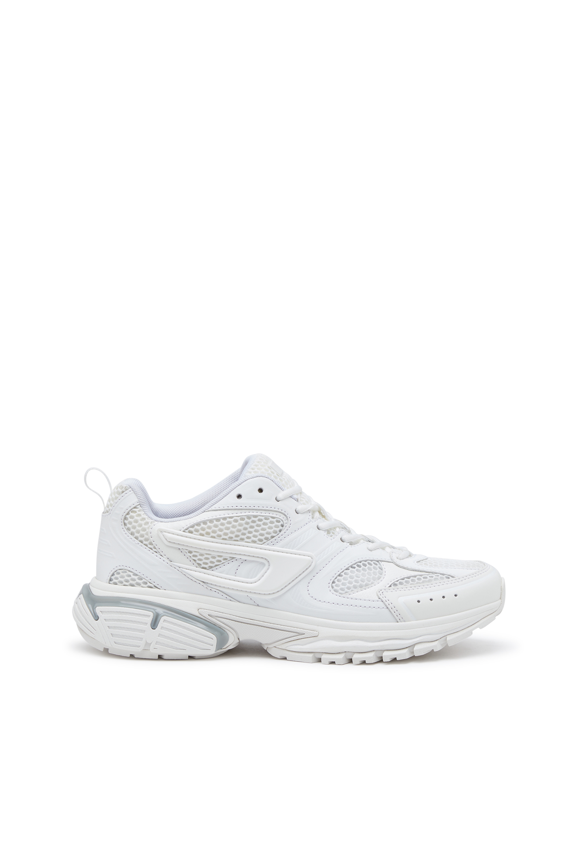 Diesel - S-SERENDIPITY PRO-X1, Man's S-Serendipity Pro-X1 - Mesh sneakers with embossed overlays in White - 1