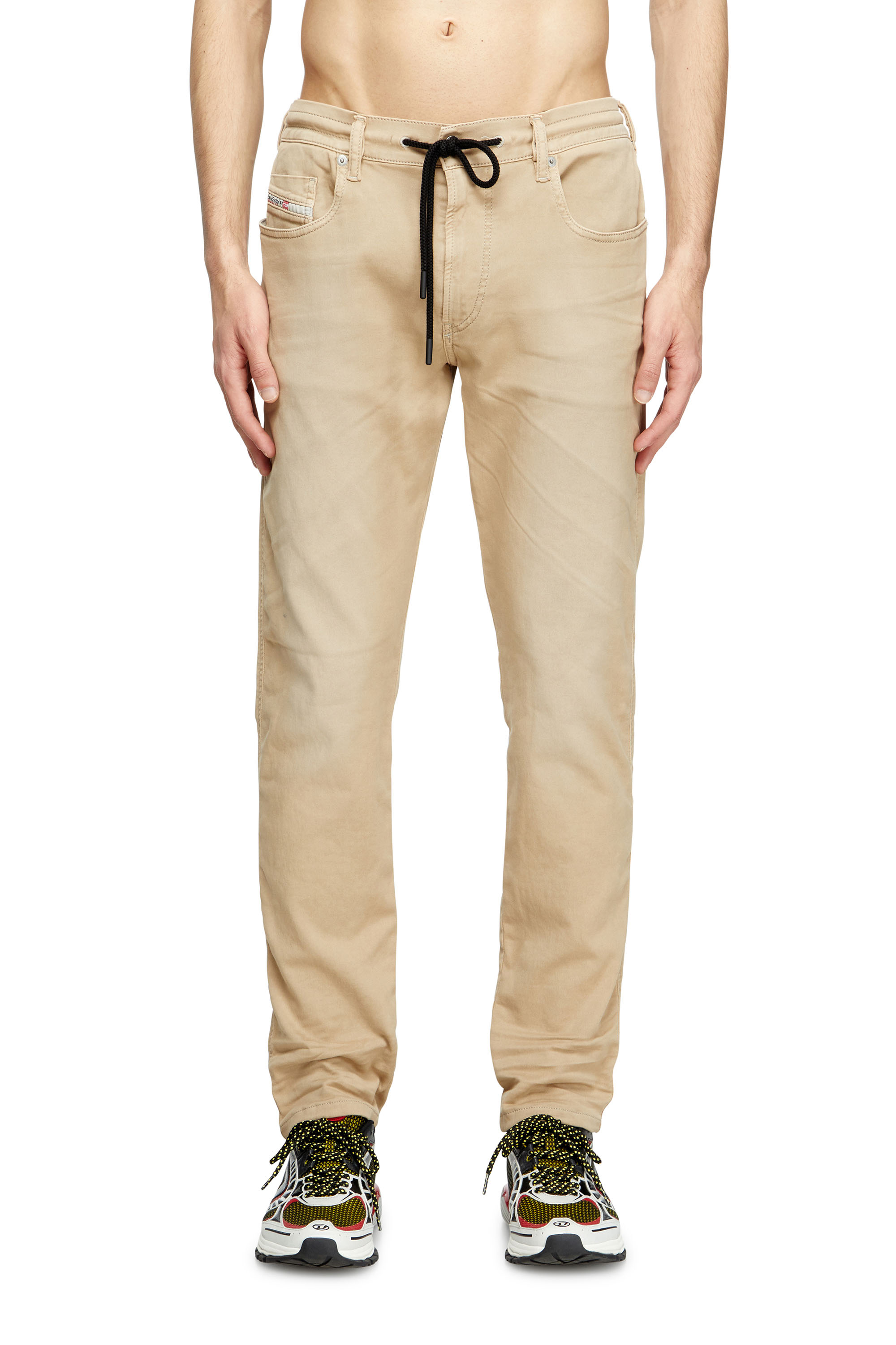 Diesel - Man's Slim 2062 D-Strukt Joggjeans® 0670M, Light Brown - 1