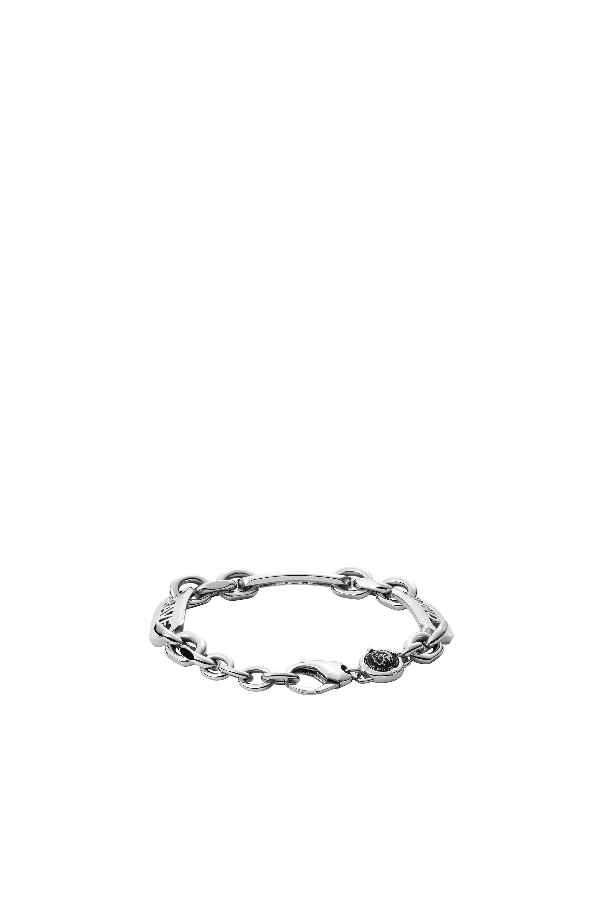 Diesel - DX1330, Man's Stainless Steel Chain Bracelet in Silver - 2