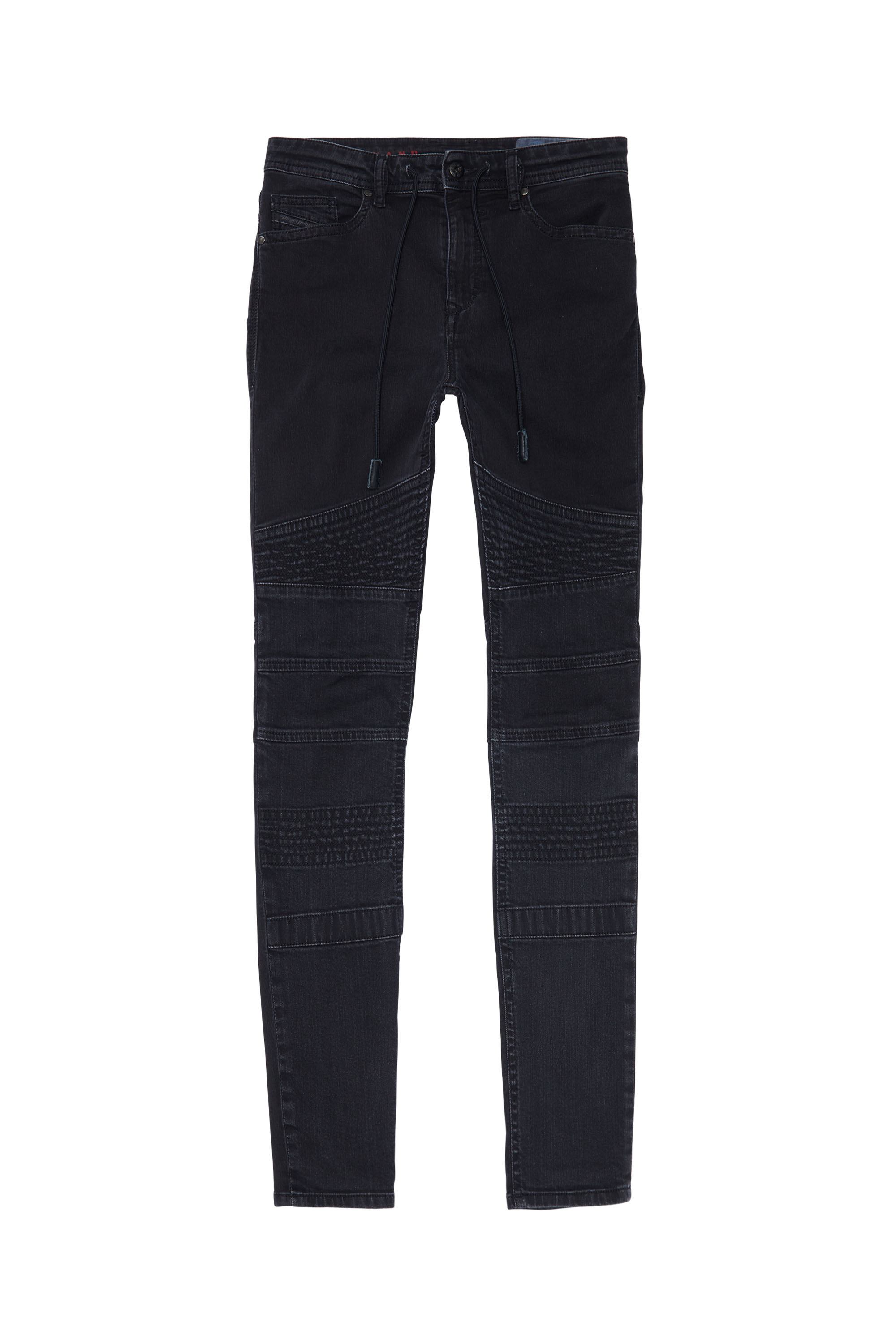 Diesel - BAKARI Joggjeans®, Man's Man - Jeans Black/Dark grey in Black/Dark grey - 1