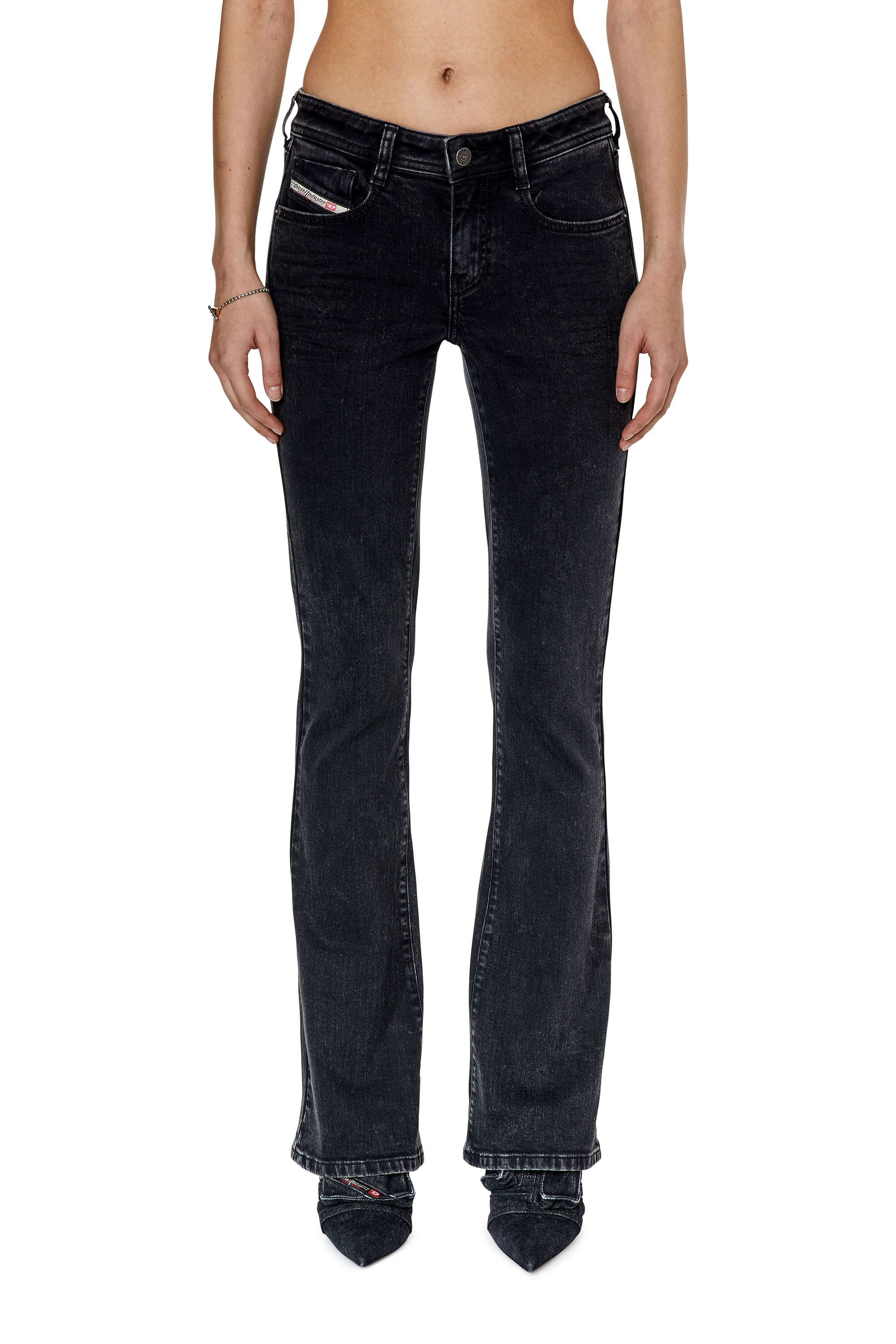 Diesel - Woman's Bootcut and Flare Jeans 1969 D-Ebbey 0ENAP, Black/Dark grey - 1