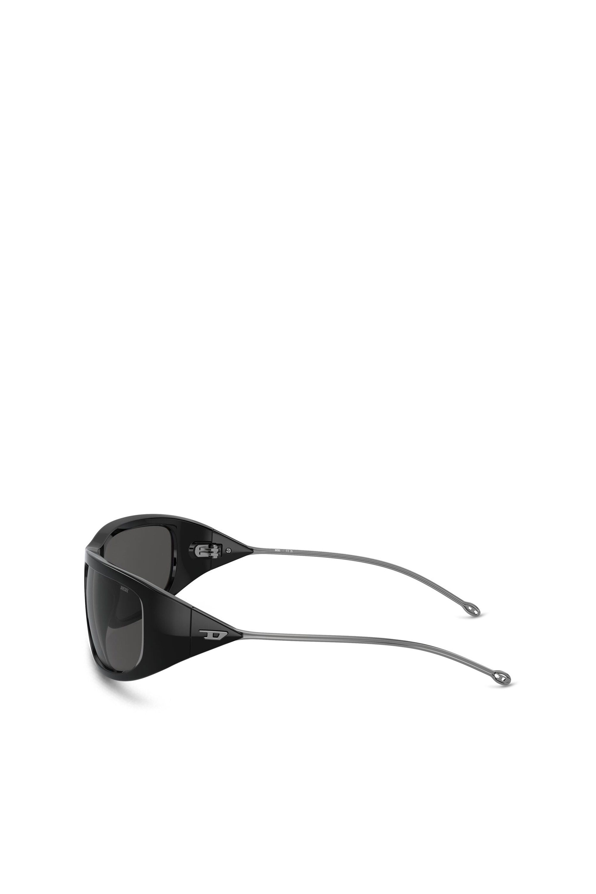 Diesel - 0DL3001 SIZE 61, Unisex's Wraparound style sunglasses in Black - 3