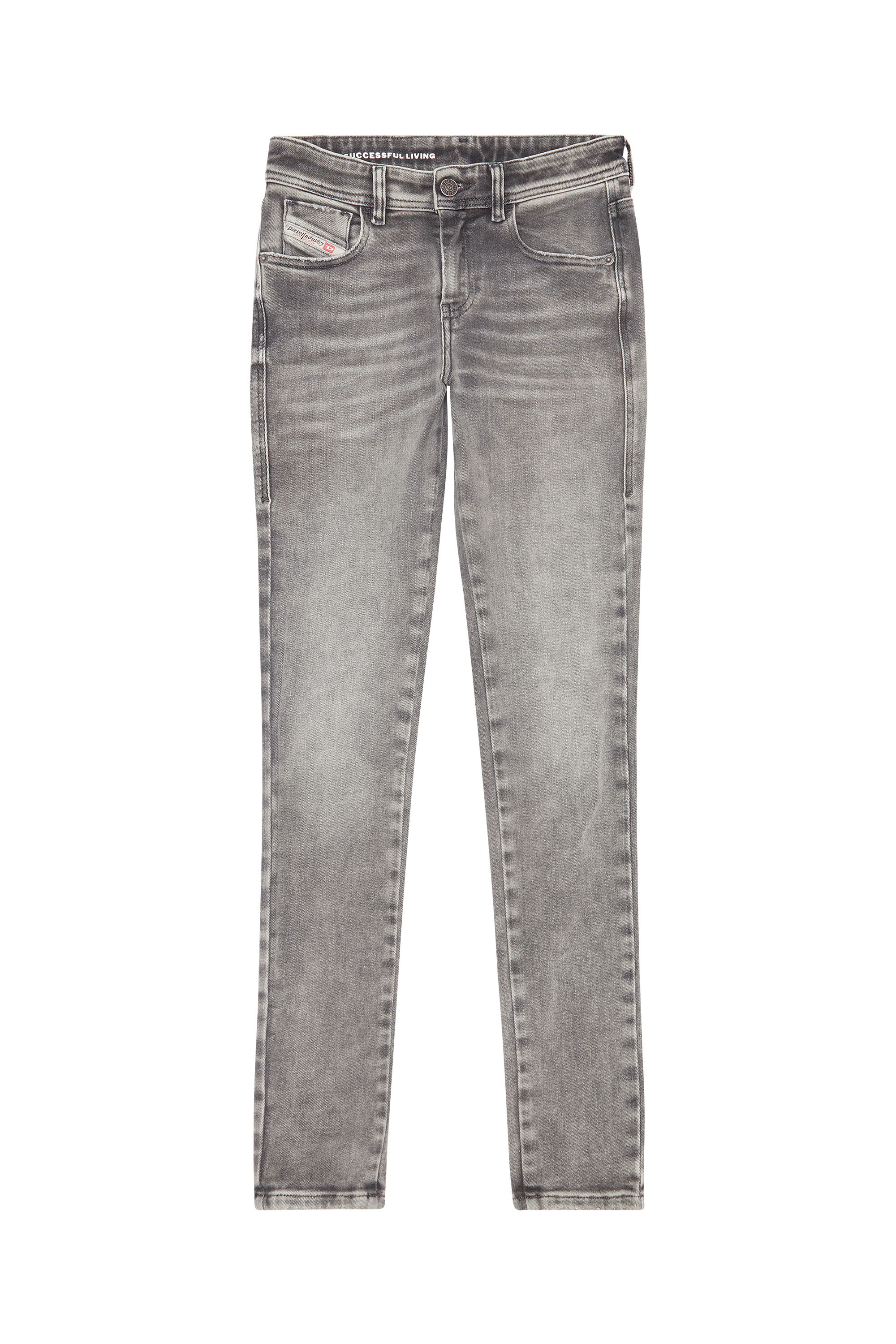 Diesel - Super skinny Jeans 2017 Slandy 068GL, Woman's Super skinny Jeans - 2017 Slandy in Grey - 3
