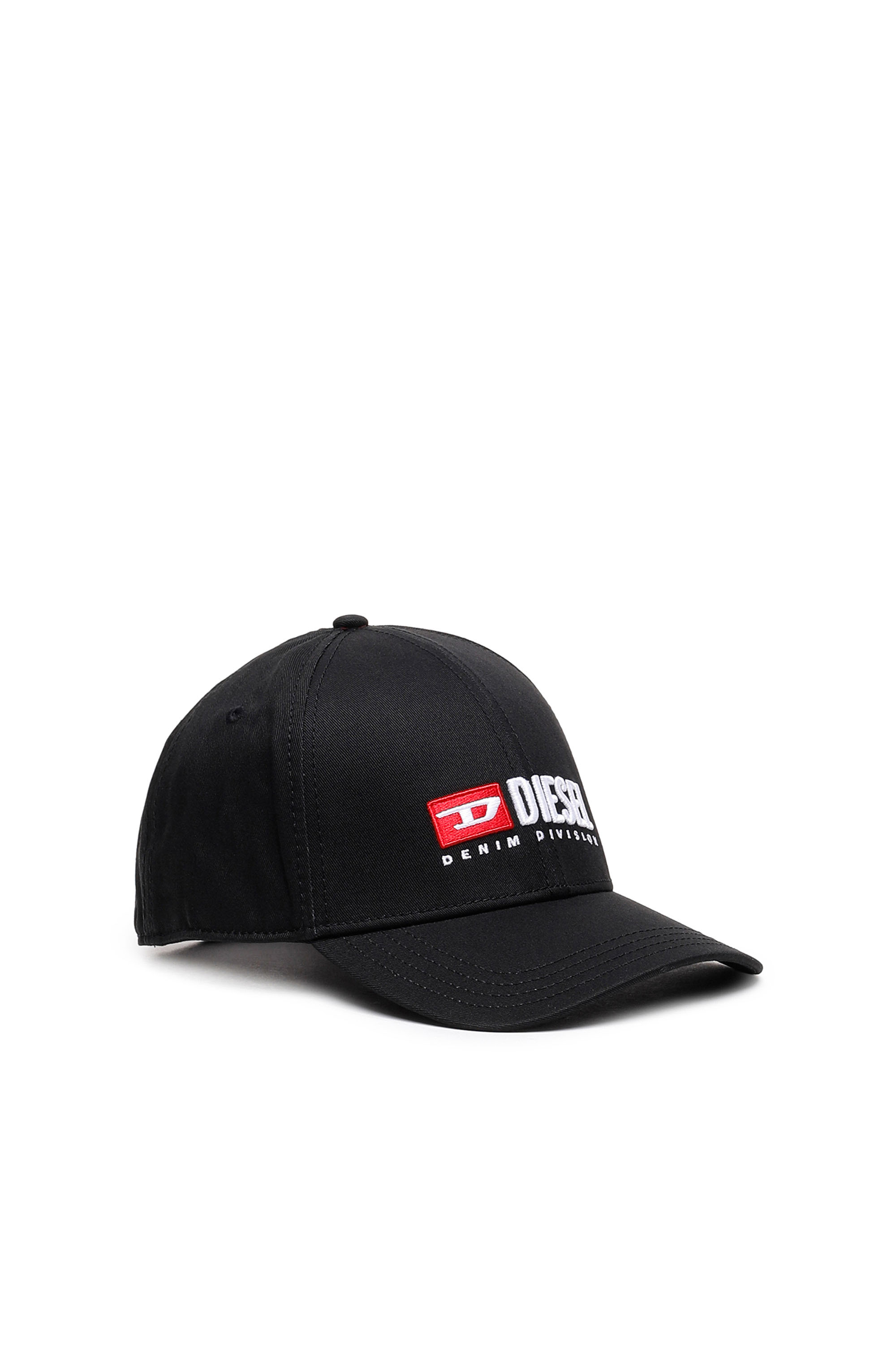 Diesel - CORRY-DIV, Unisex's Baseball cap with Denim Division logo in Black - 1