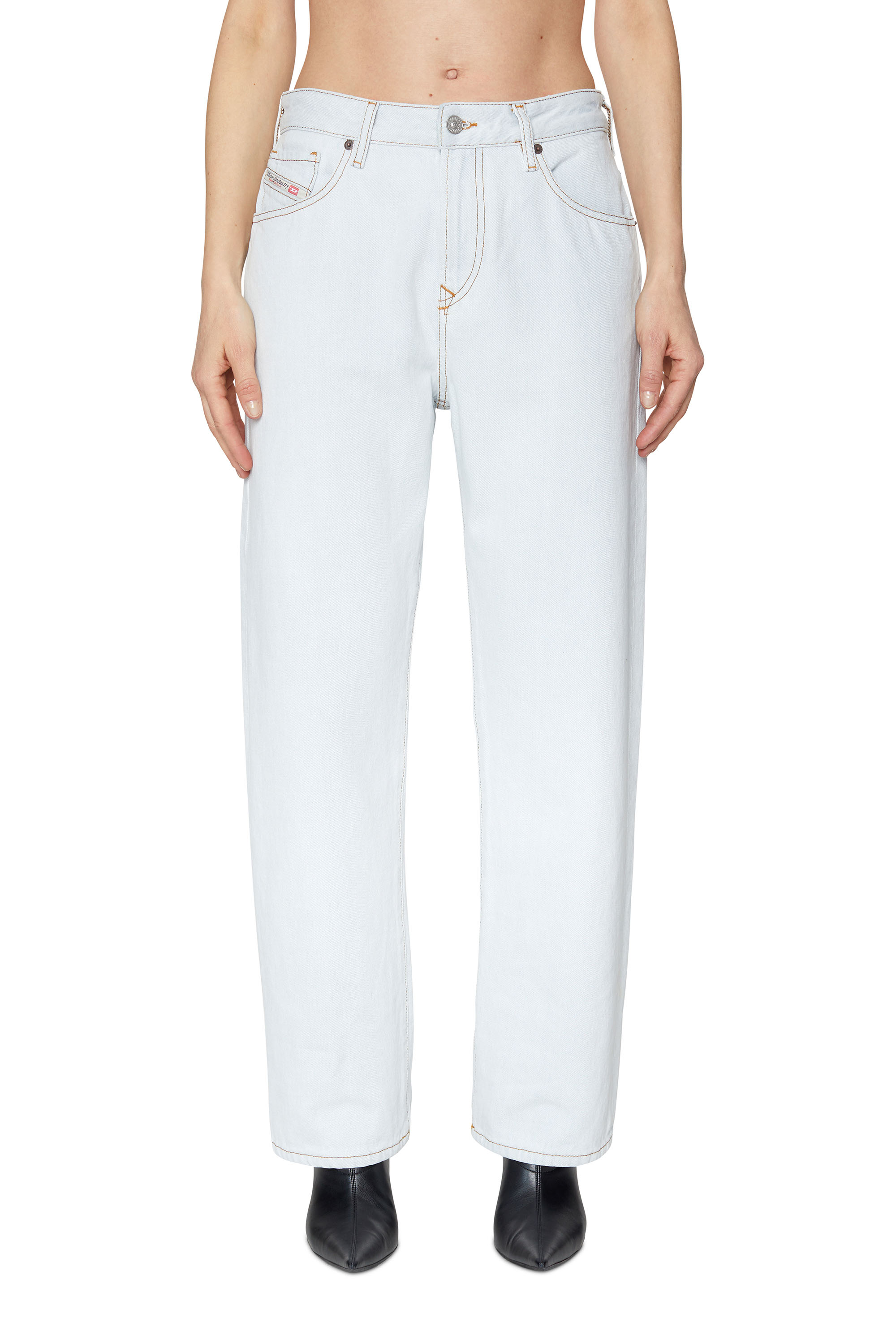Diesel - Straight Jeans 1999 D-Reggy 0079Z, Woman's Straight Jeans - 1999 D-Reggy in Light Blue - 1