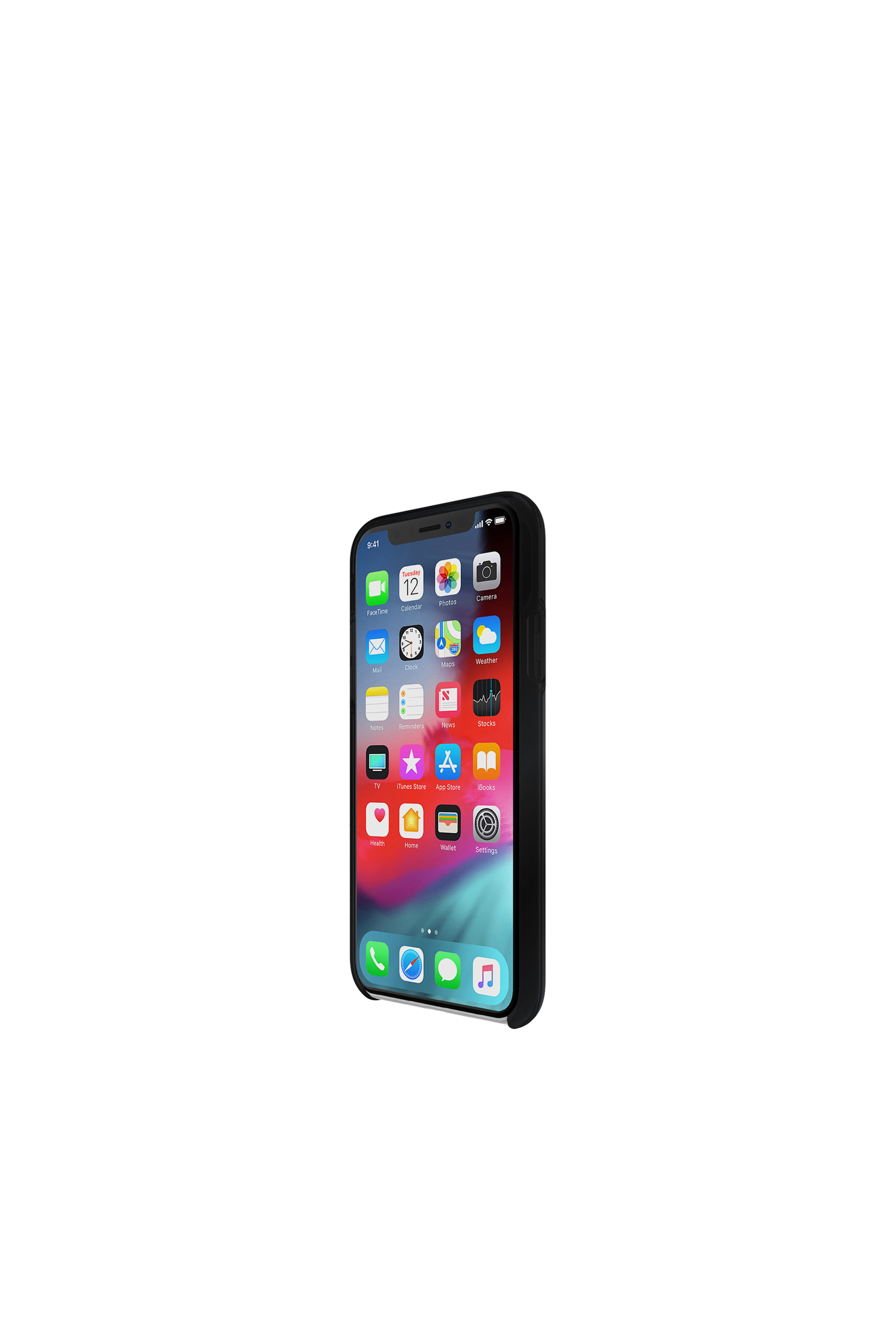 Diesel - DIESEL PRINTED CO-MOLD CASE FOR IPHONE XS & IPHONE X, Unisex's Distressed logo pattern case, iPhone XS & iPhone X in Black - 3