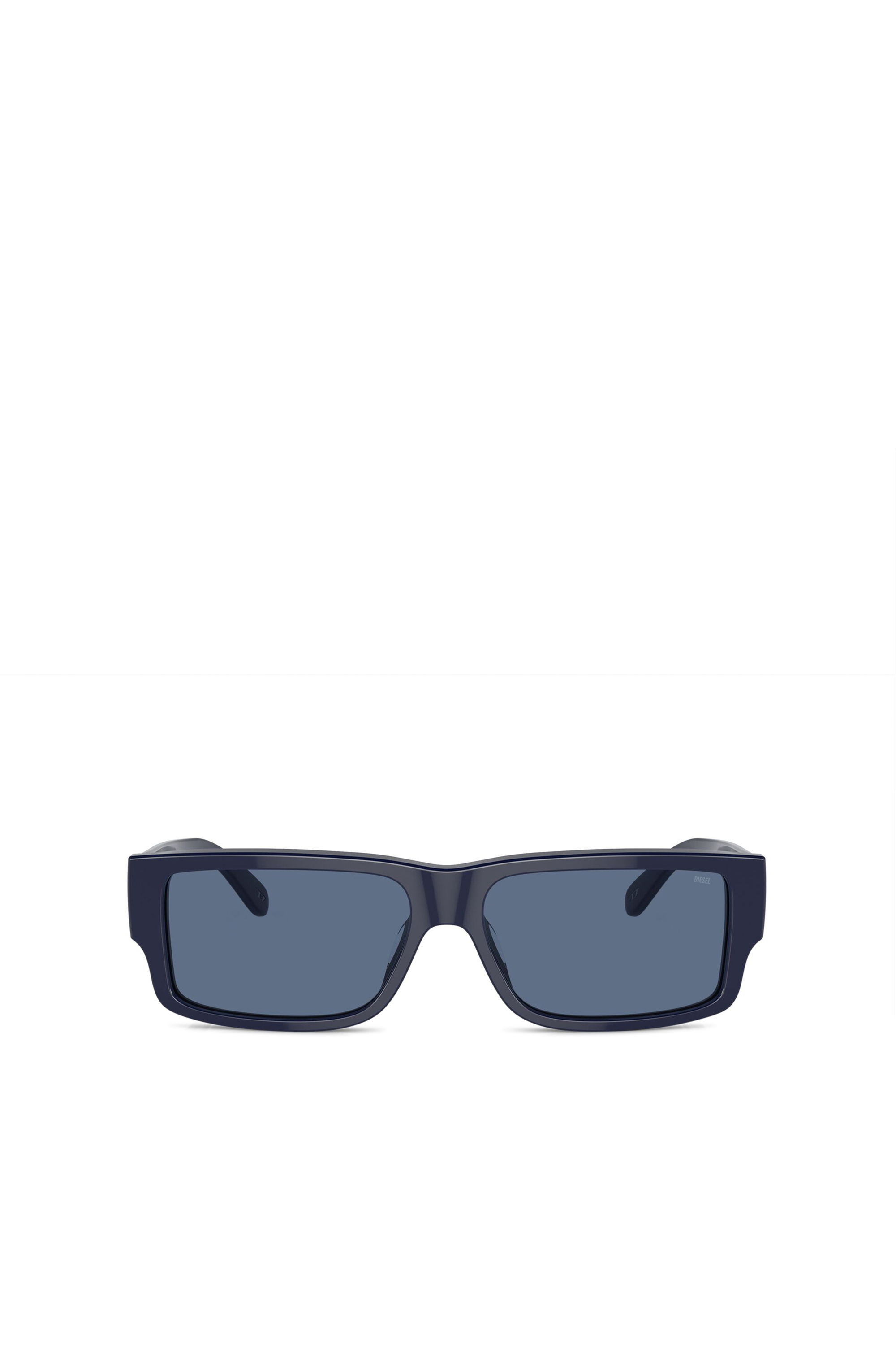 Diesel - 0DL2003 SIZE 57, Man's Rectangle sunglasses in Blue - 2