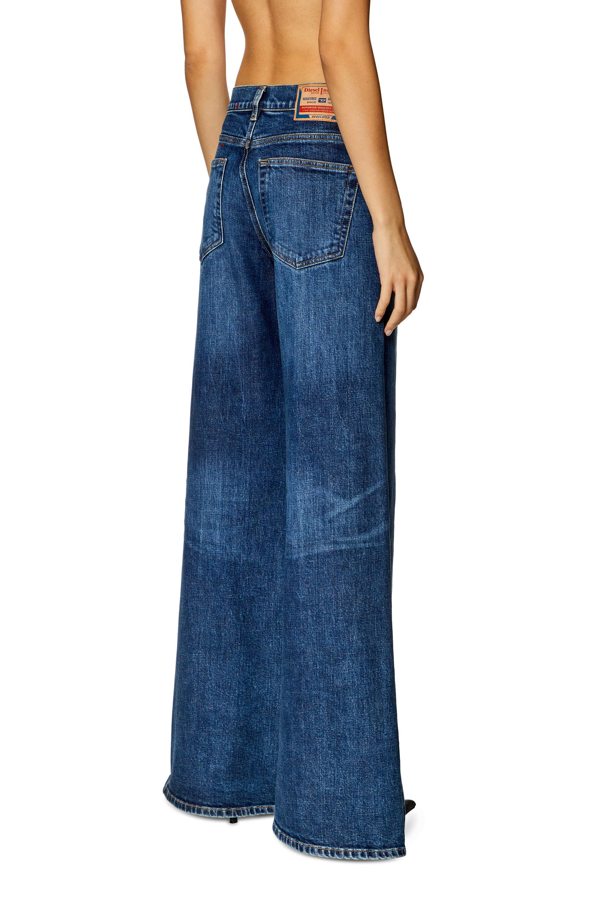 Diesel - Woman's Flare Jeans 1978 D-Akemi 0PFAZ, Dark Blue - 4