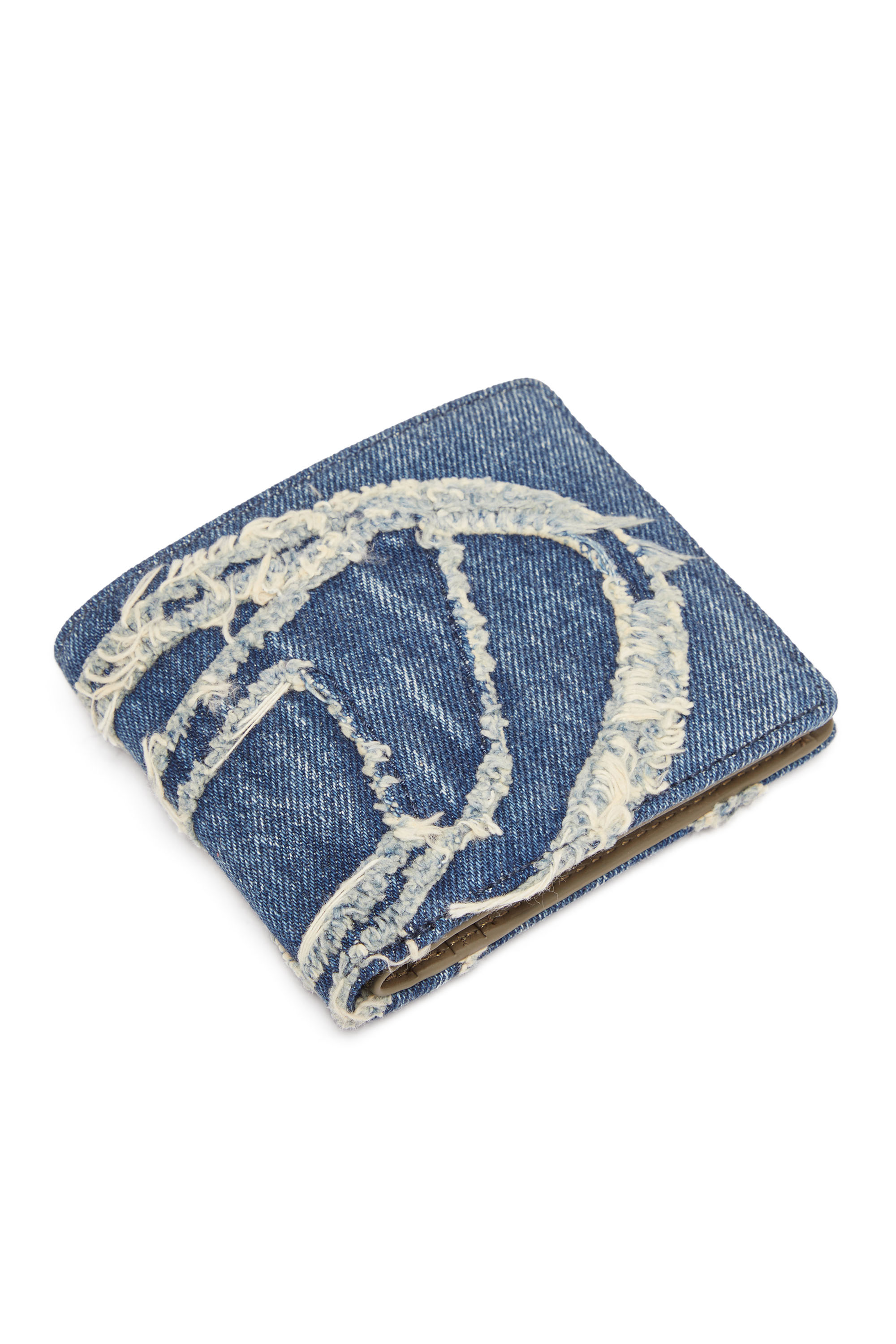 Diesel - BI-FOLD COIN S, Unisex's Bi-fold wallet in solarised denim in Blue - 4