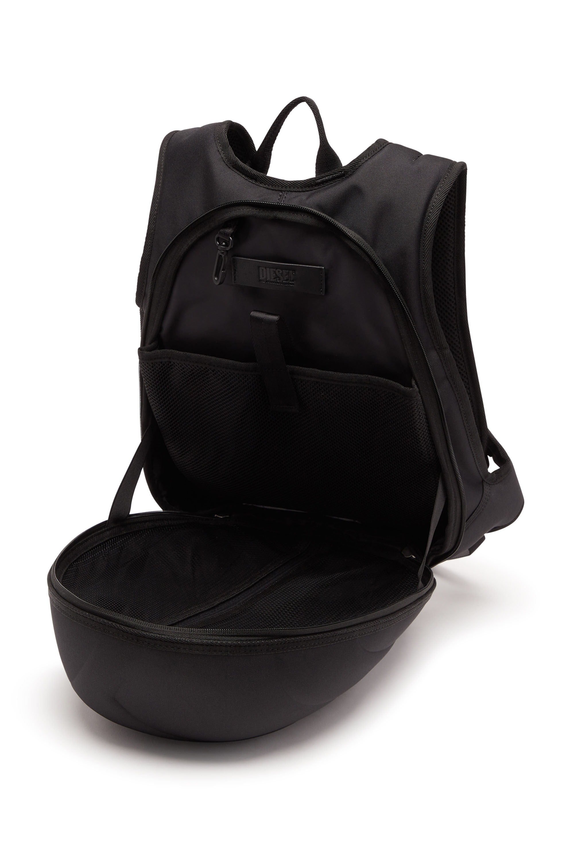 Diesel - 1DR-POD BACKPACK, Man's 1DR-Pod Backpack - Hard shell backpack in Black - 4