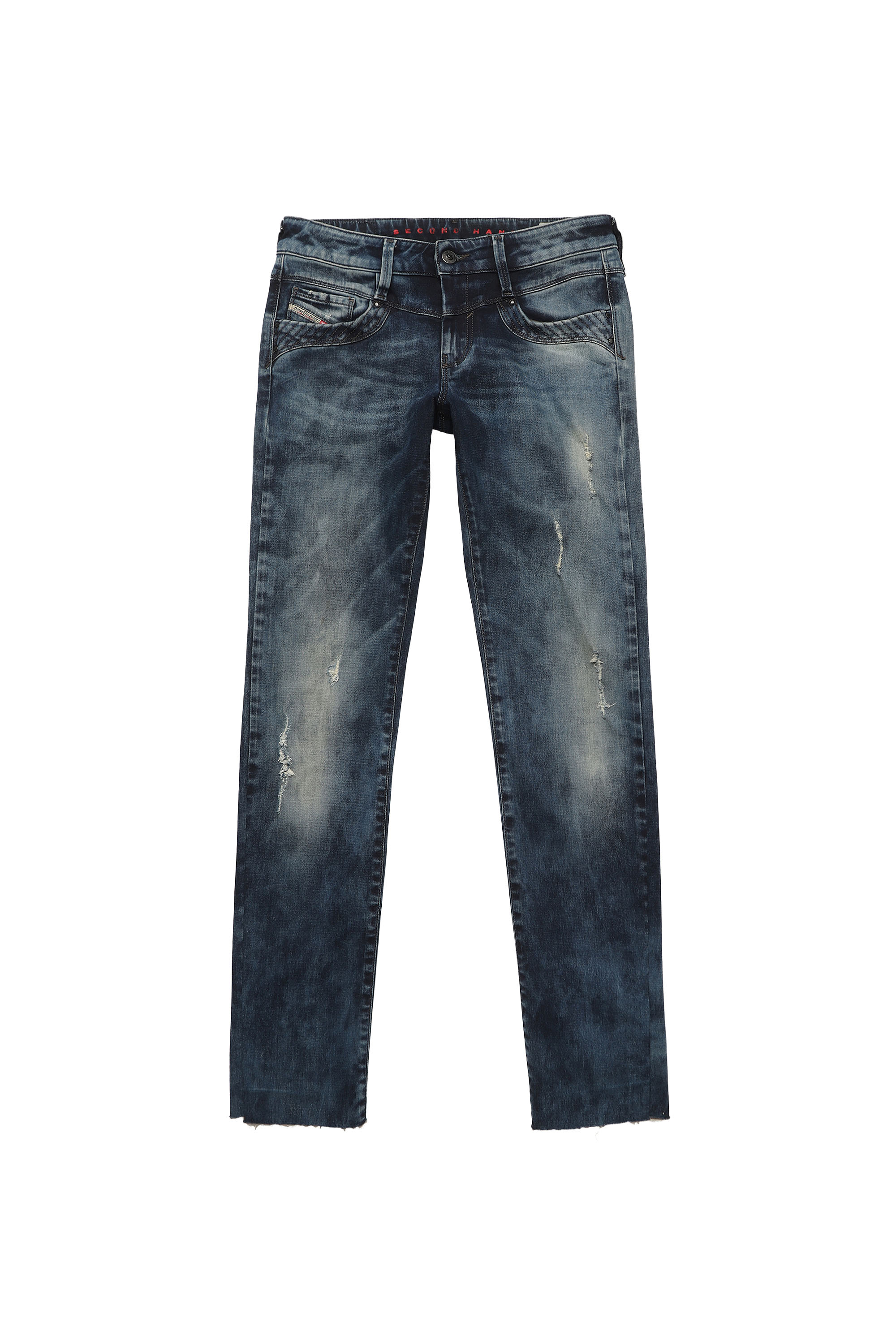 Diesel - RONHALLE, Woman's Diesel Woman - Jeans Medium blue in Dark Blue - 1