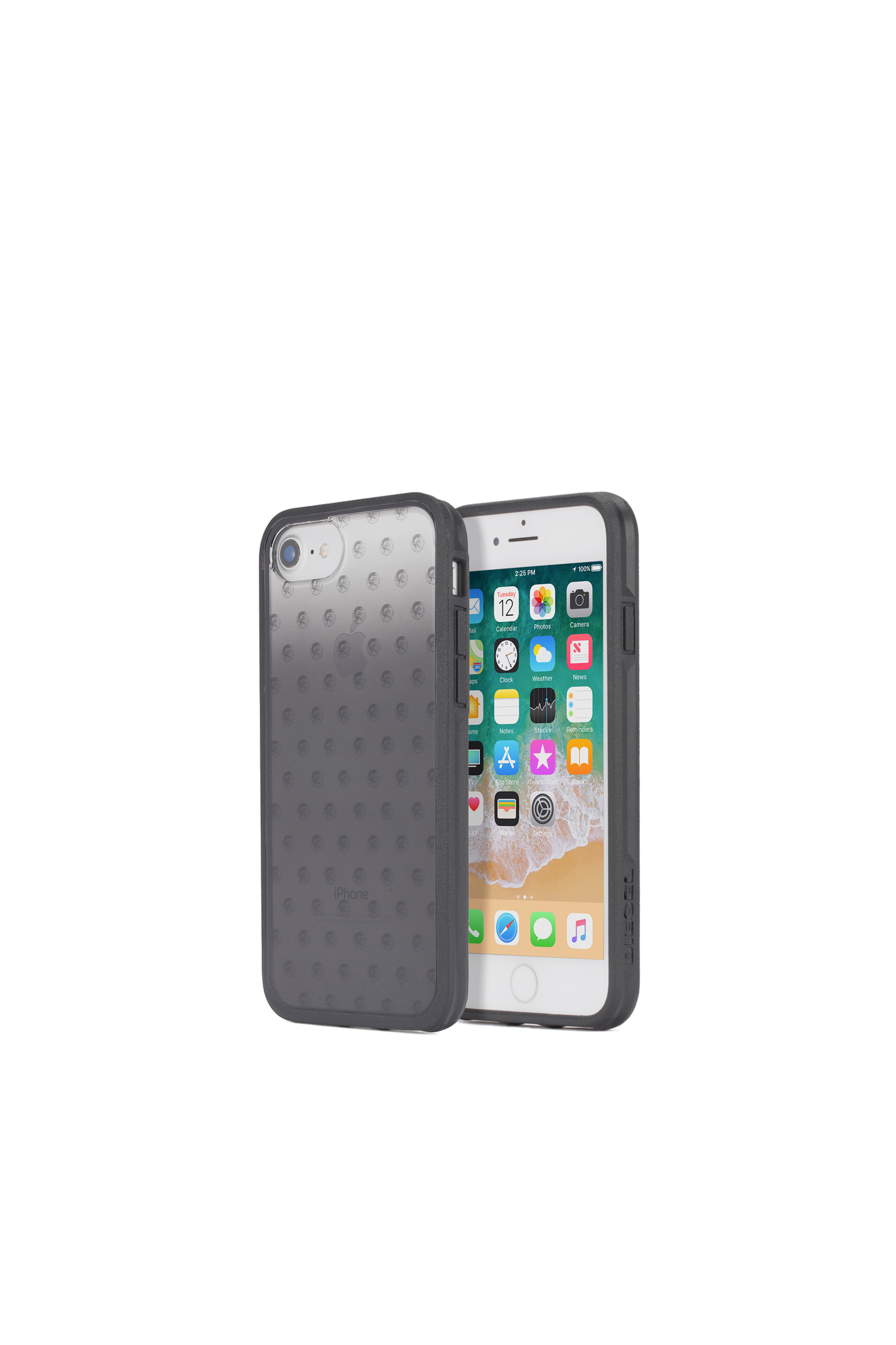 Diesel - MOHICAN HEAD DOTS BLACK IPHONE 8 PLUS/7 PLUS/6s PLUS/6 PLUS CASE, Unisex's Dots case, iPhone 8 Plus/7 Plus/6s Plus/6 Plus in Black - 1