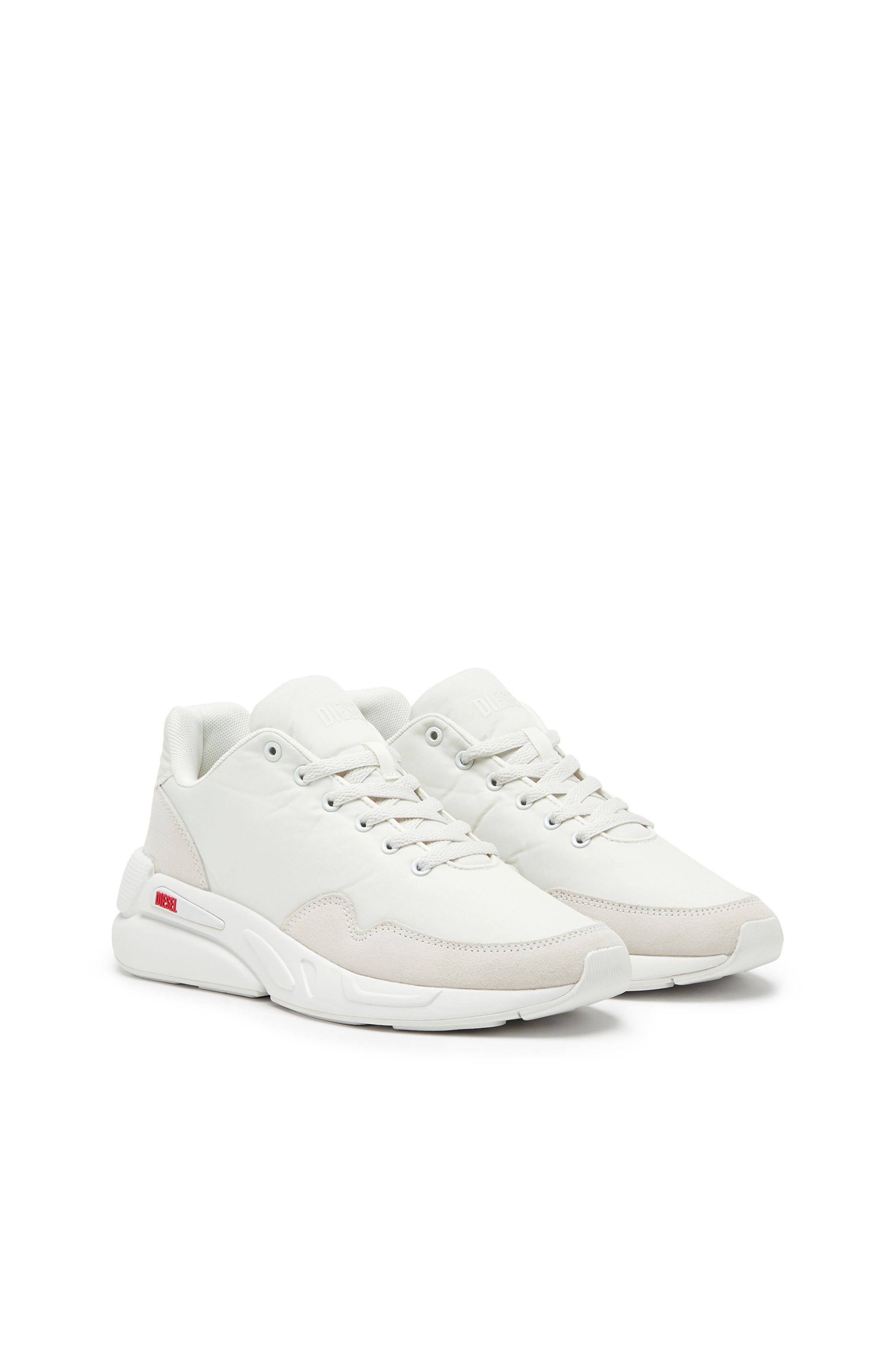 Diesel - S-SERENDIPITY LIGHT, Man's S-Serendipity-Sneakers in nylon and suede in White - 2