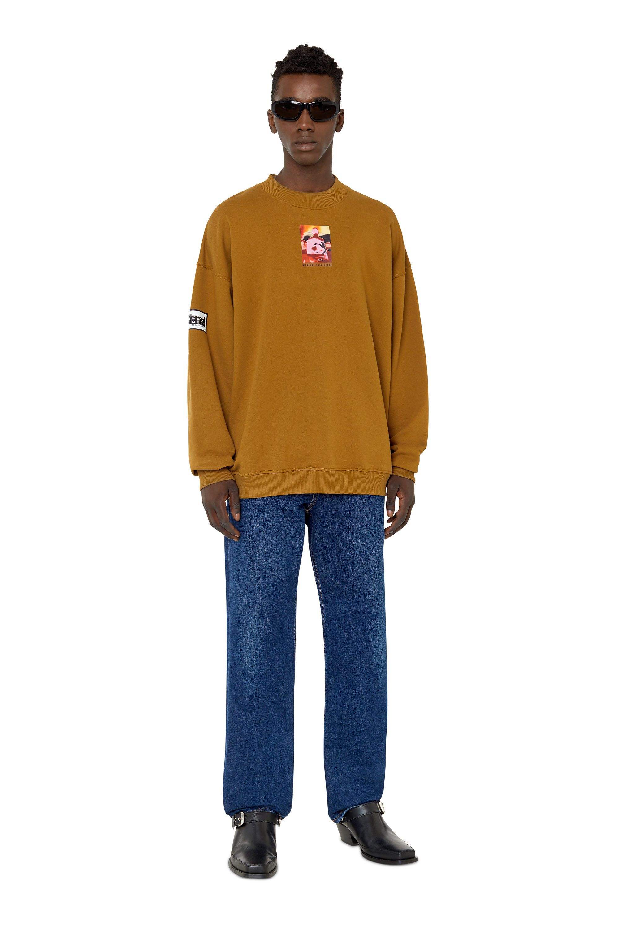 Diesel - Straight Jeans 2010 D-Macs 007E6, Man's Straight Jeans - 2010 D-Macs in Dark Blue - 2