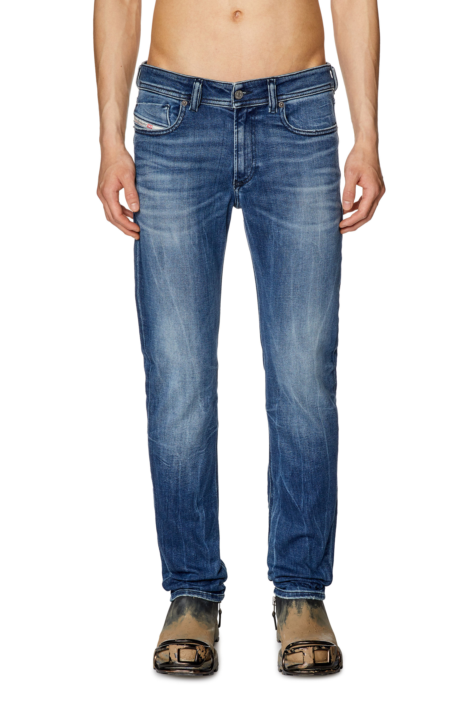 Diesel - Man's Skinny Jeans 1979 Sleenker 09G30, Medium blue - 1
