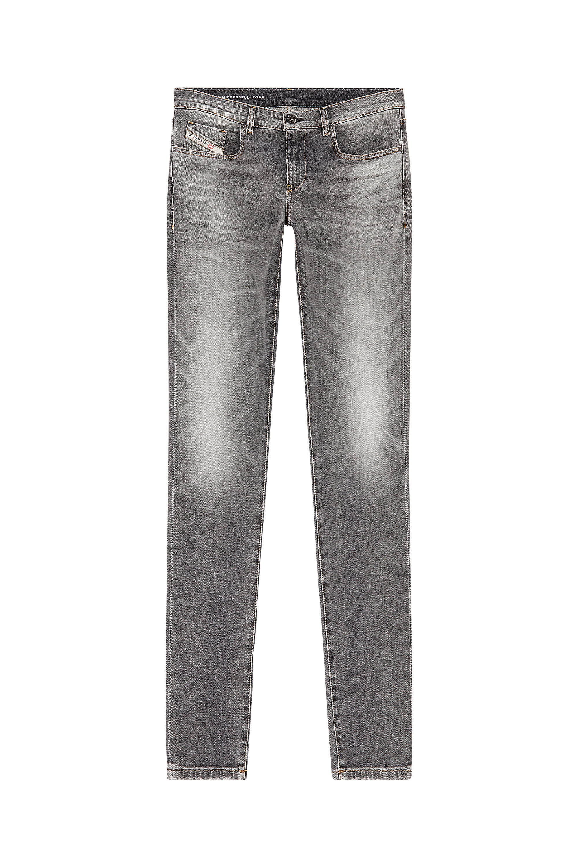 Diesel - Man's Slim Jeans 2019 D-Strukt 09H44, Grey - 3