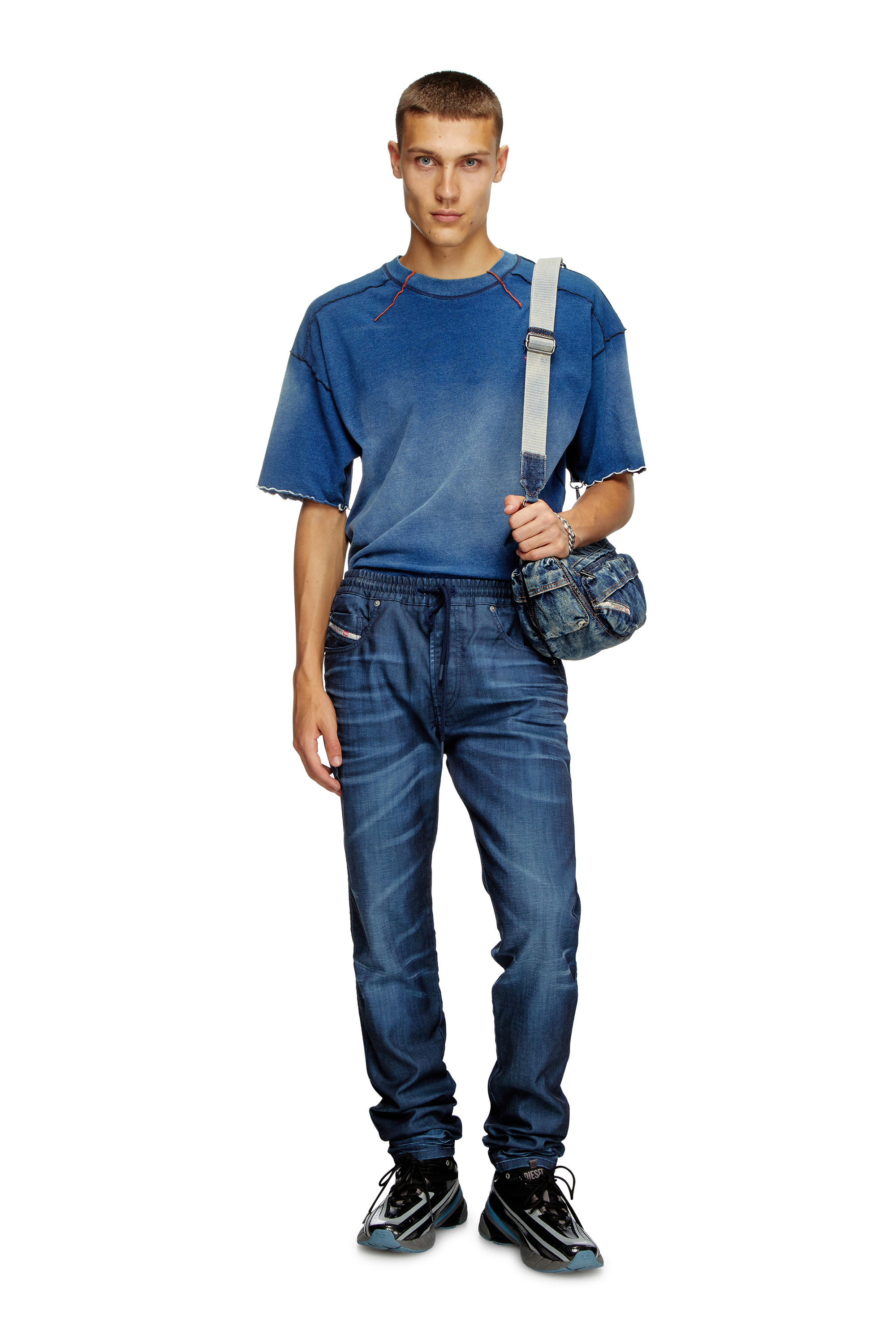 Diesel - Man's Slim 2060 D-Strukt Joggjeans® 068PY, Dark Blue - 2