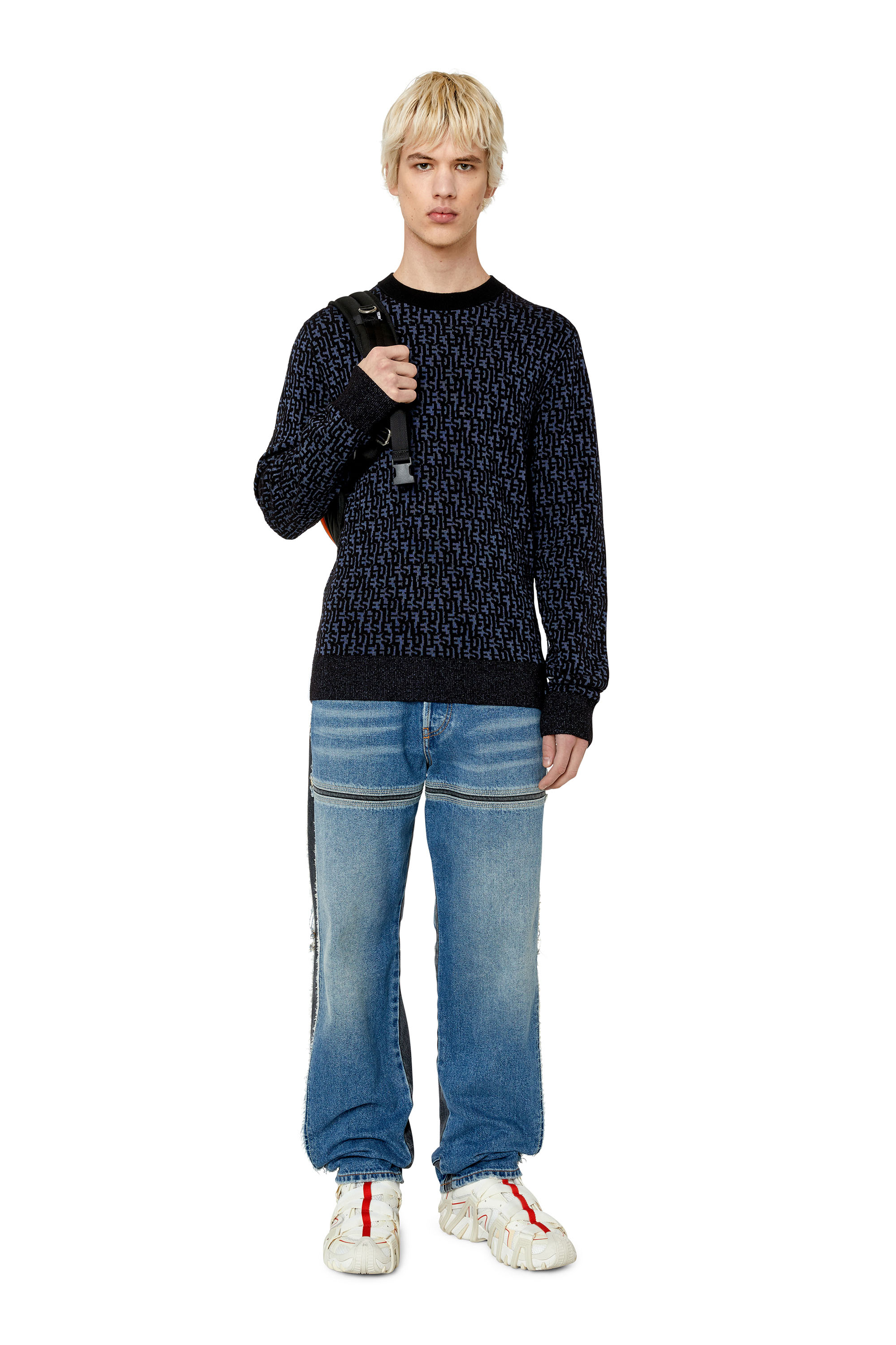 Diesel - Man's Straight Jeans D-Mand 09F20, Medium blue - 2
