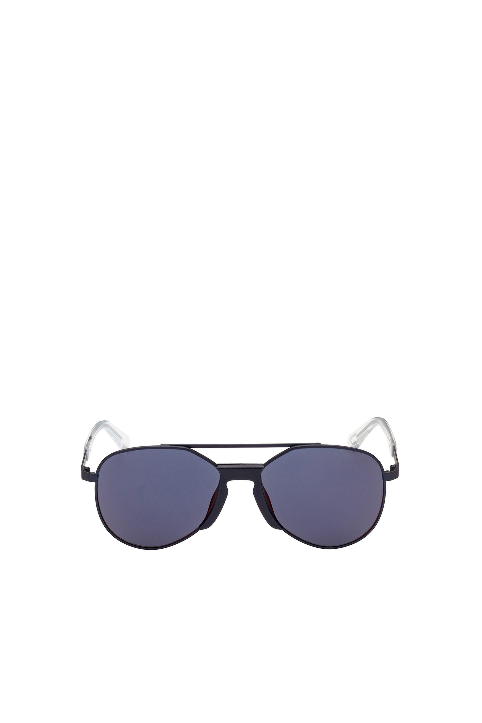 Diesel - DL0339, Man's Sunglasses Reinvented aviator shape in Black/Blue - 2