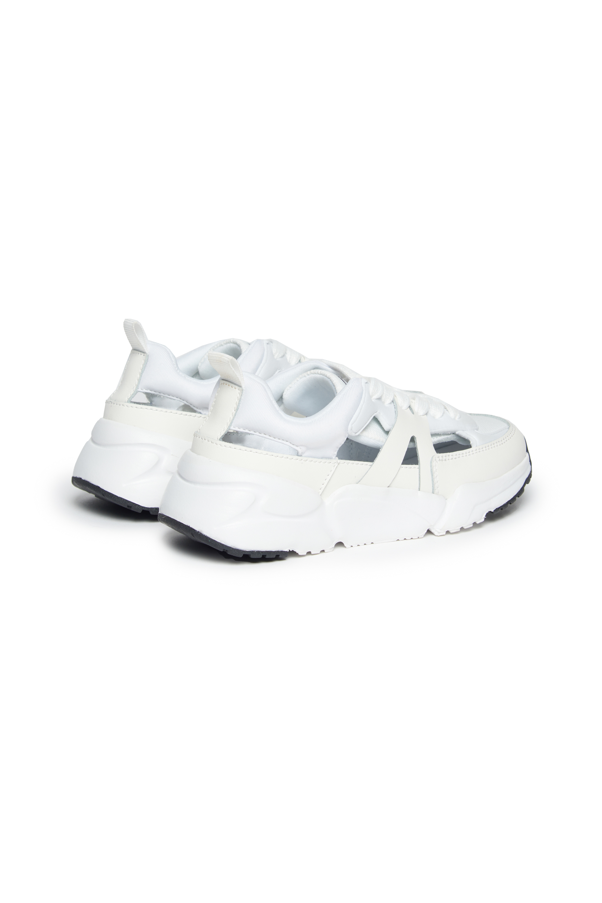 Diesel - S-MILLENIUM LCS PRO, Unisex's Sandal sneaker in ripstop and leather in White - 3