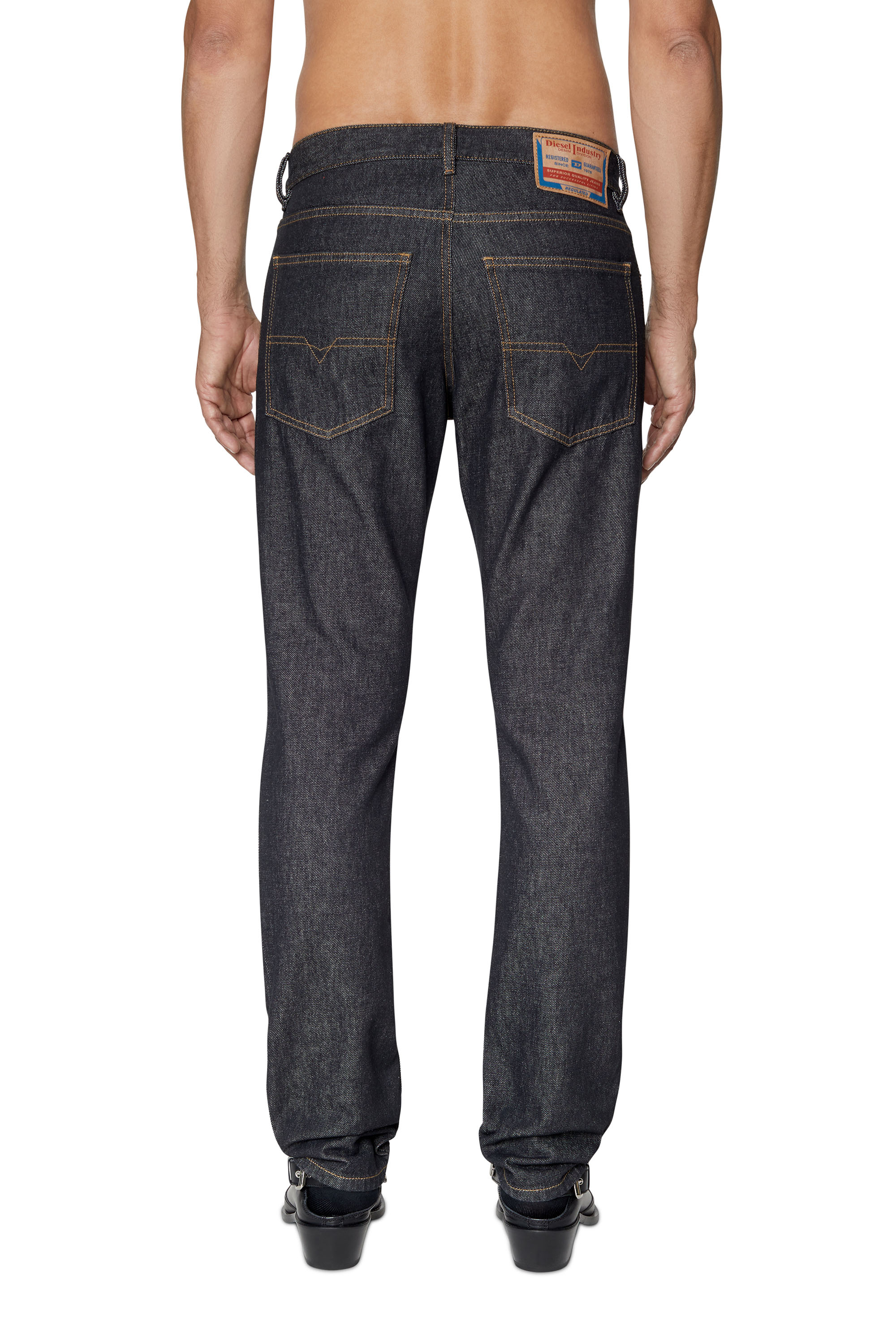 Diesel - Straight Jeans 1995 D-Sark Z9C34, Man's Straight Jeans - 1995 D-Sark in Black/Dark grey - 4