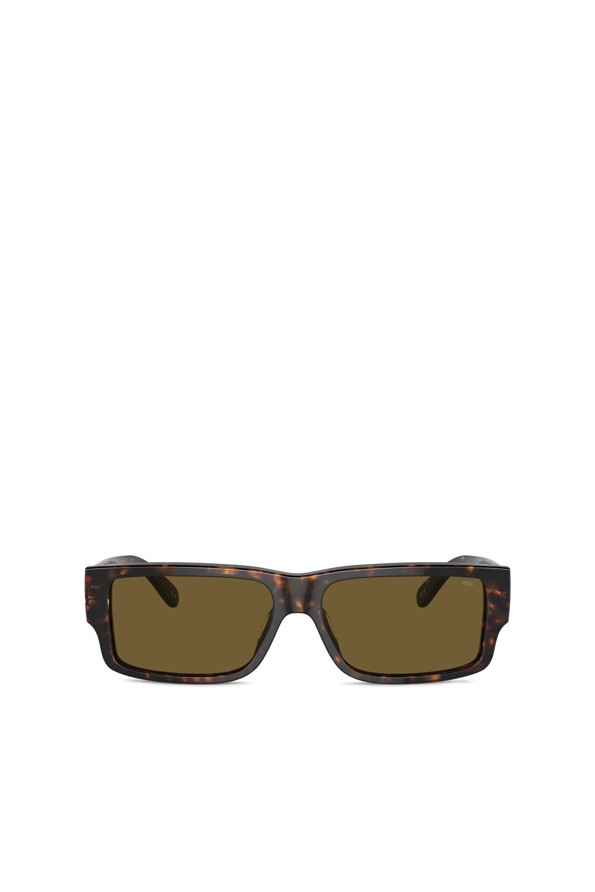 Diesel - 0DL2003 SIZE 57, Man's Rectangle sunglasses in Brown - 2