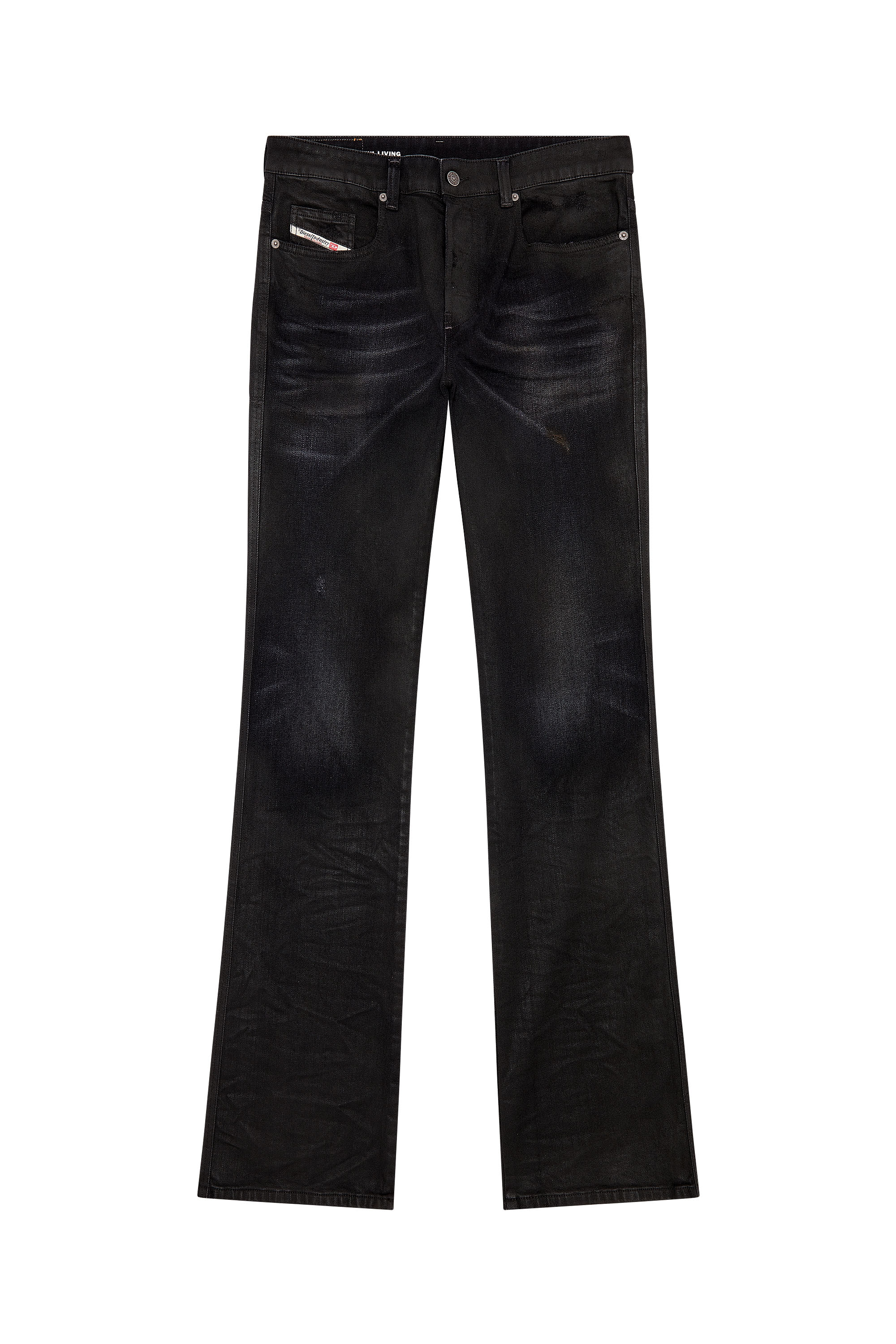 Diesel - Man's Bootcut Jeans 1998 D-Buck 09I19, Black/Dark grey - 3
