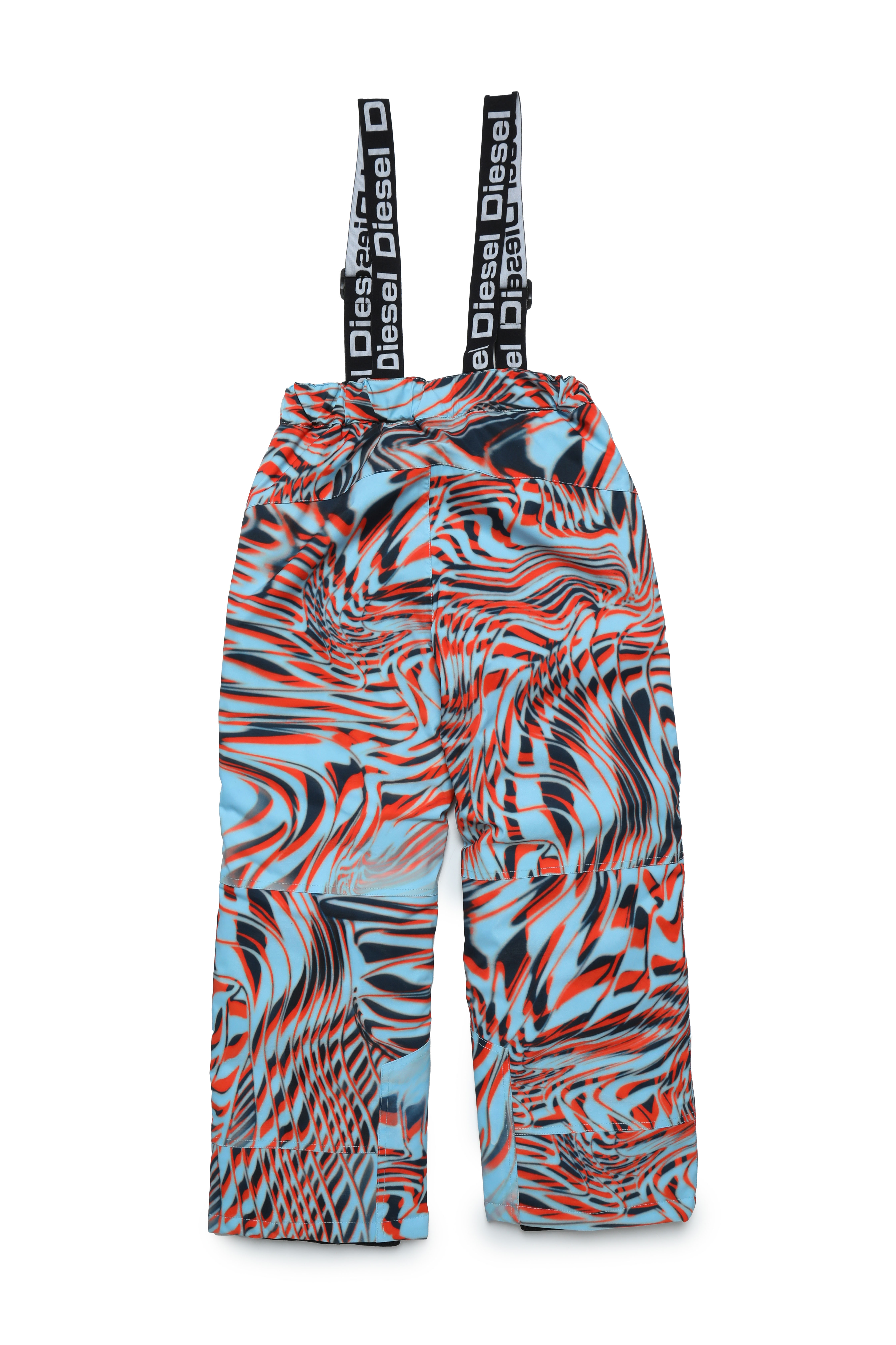 Diesel - PERTOL-SKI, Unisex's Ski pants with optical print in Blue - 2