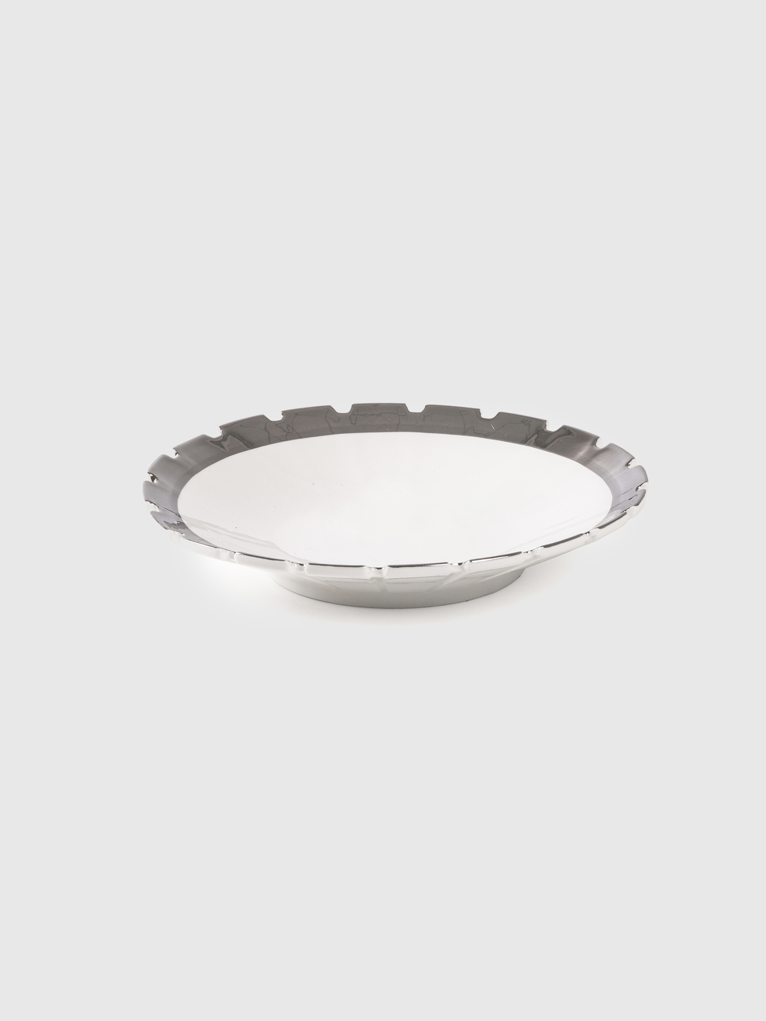 Diesel - 10990SIL MACHINE, Unisex's Porcelain soup plate in White - 2