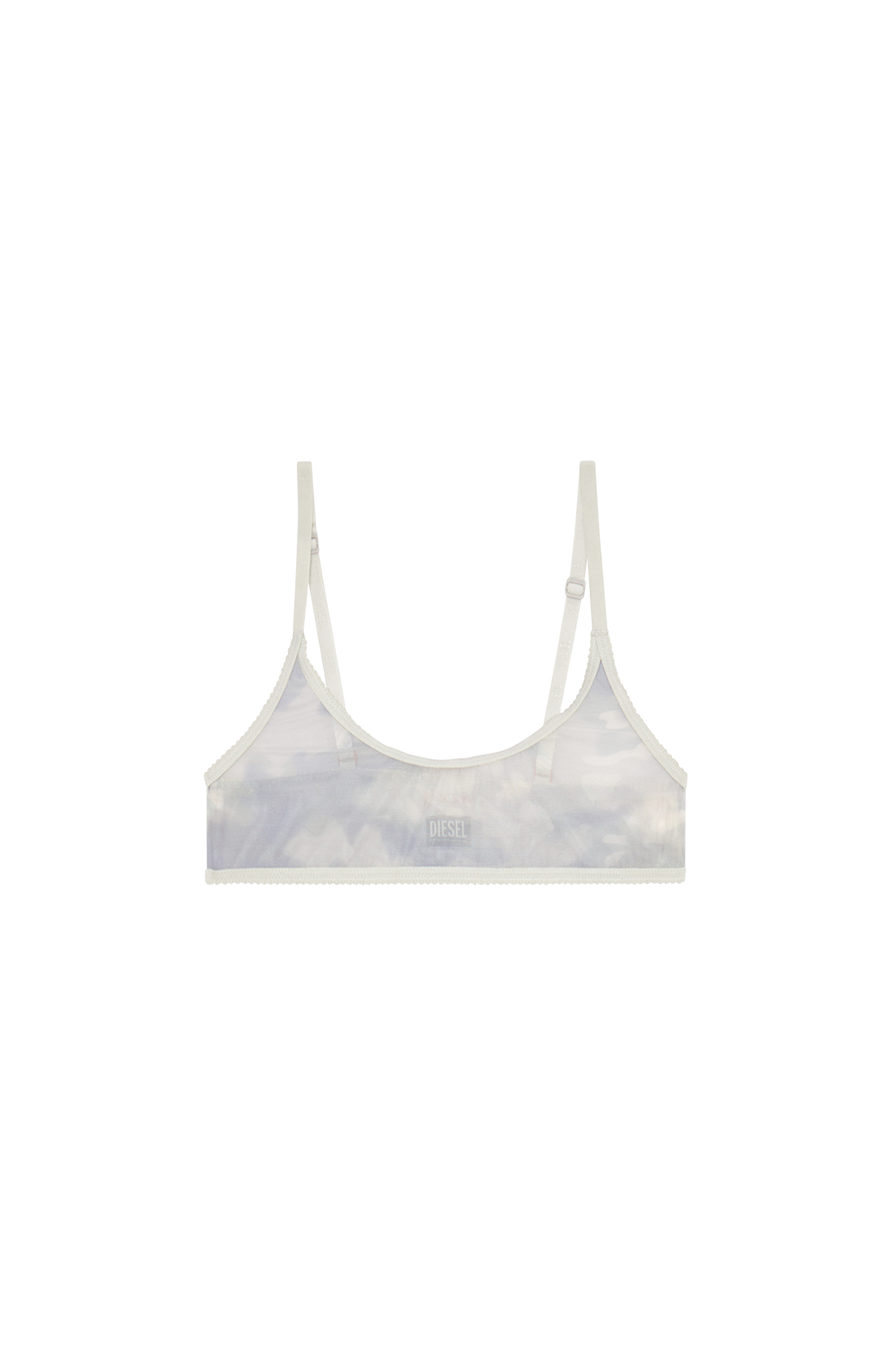 Diesel - UFSB-LEYA, Woman's Braelette in camo stretch mesh in Grey - 4