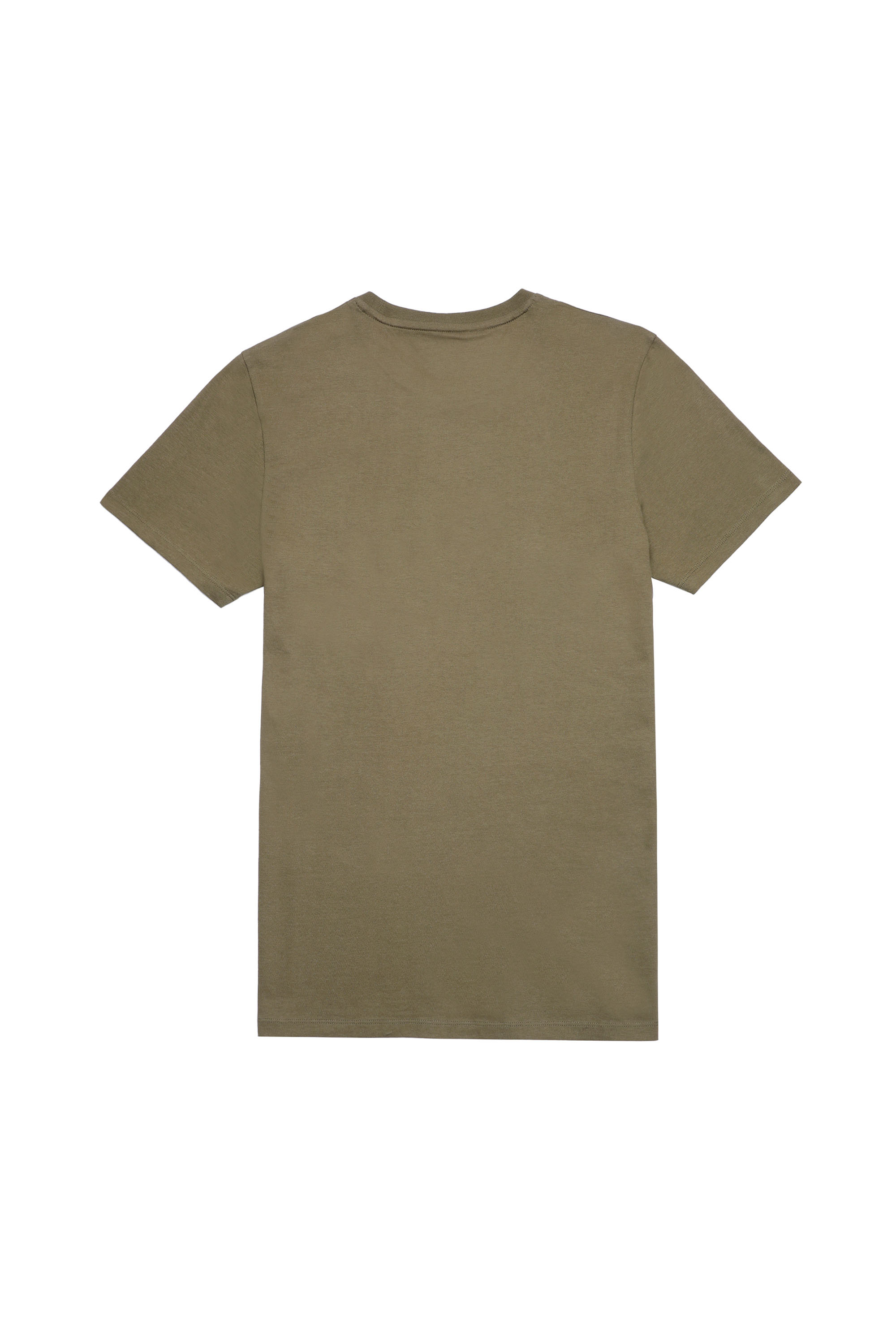 Diesel - UMTEE-RANDAL-TUBE-TWOPACK, Man's Two-pack of T-shirts with D patch in Black/Green - 3